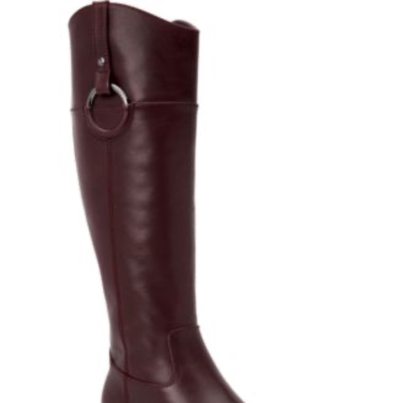 Alfani Bexleyy leather boots in chocolate brown size 7M - Picture 1 of 4